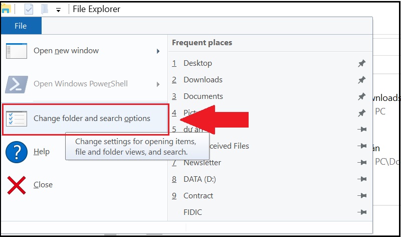 Cách ẩn, hiện các file mở gần đây (Recent Files) trên Windows 10